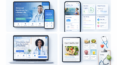 Healthcare and wellness digital mockups image