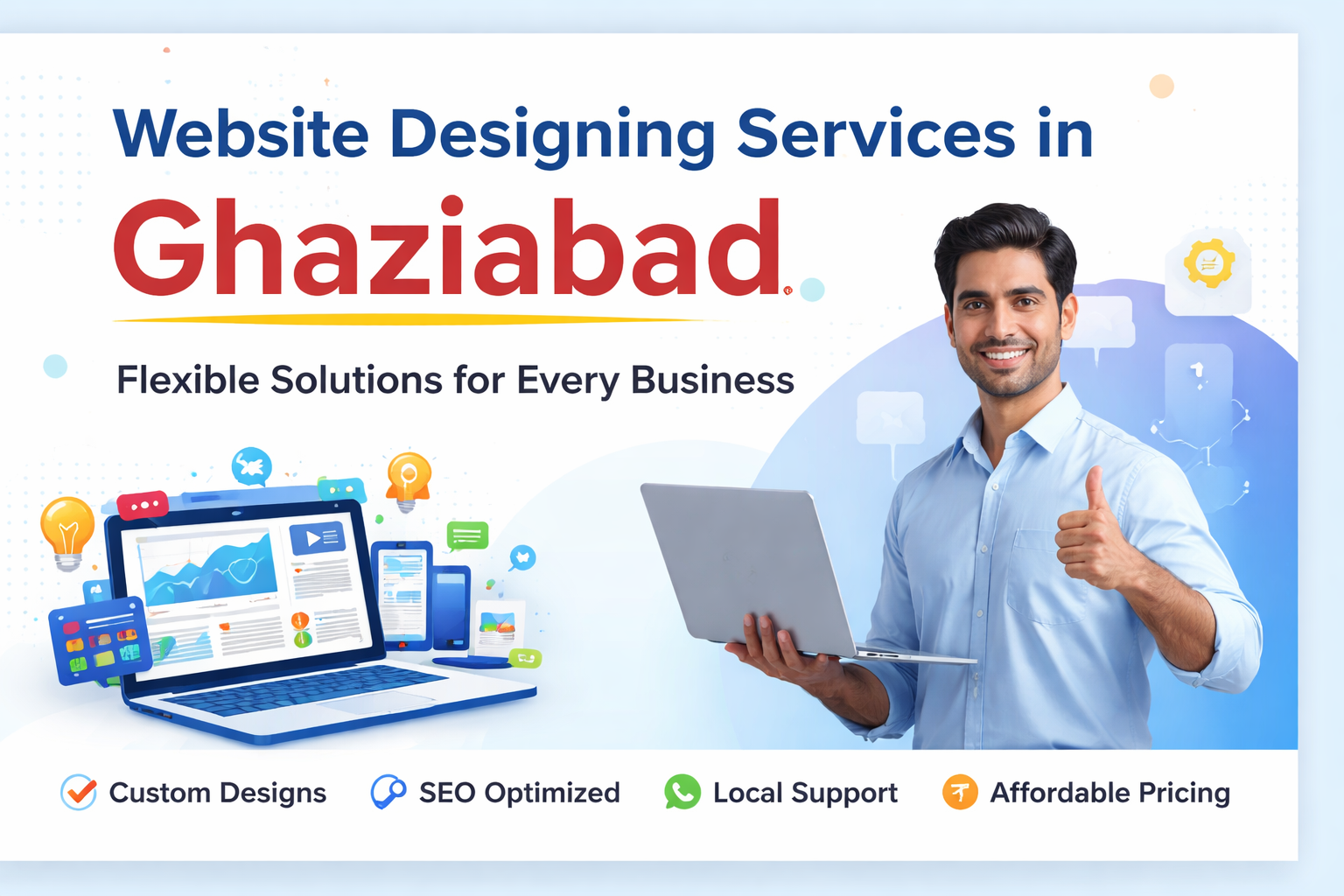 Website Designing Services in Ghaziabad – Flexible Solutions for Every Business