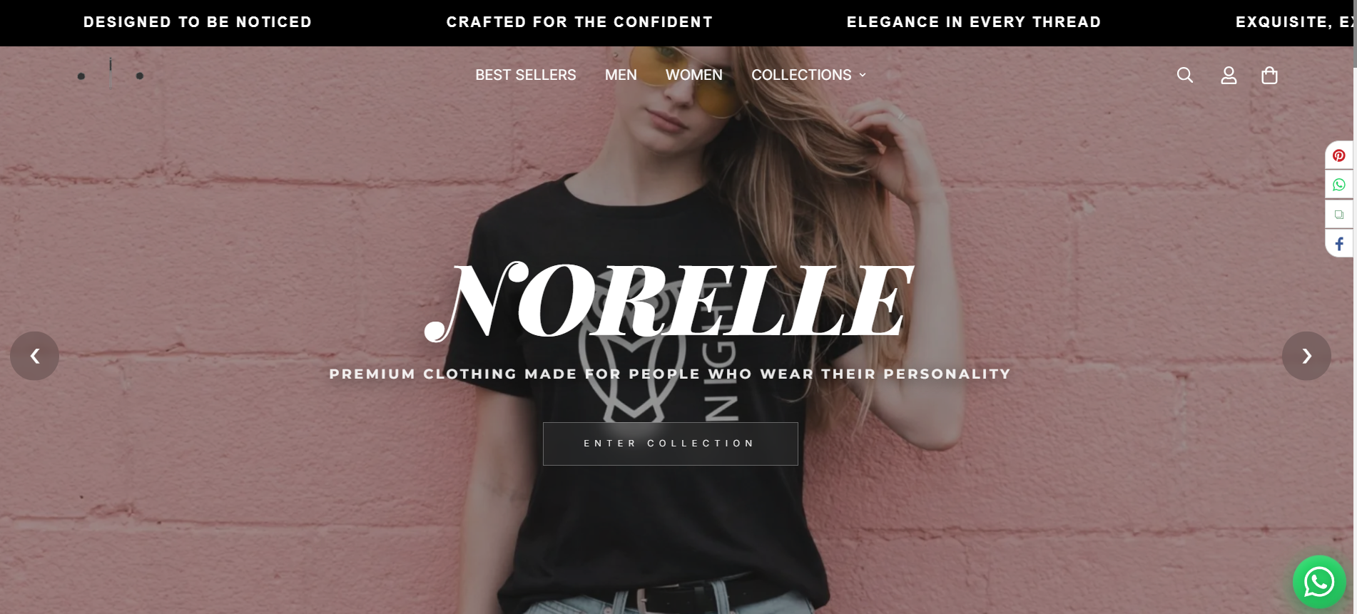 Norelle Fashion E-commerce SEO Portfolio